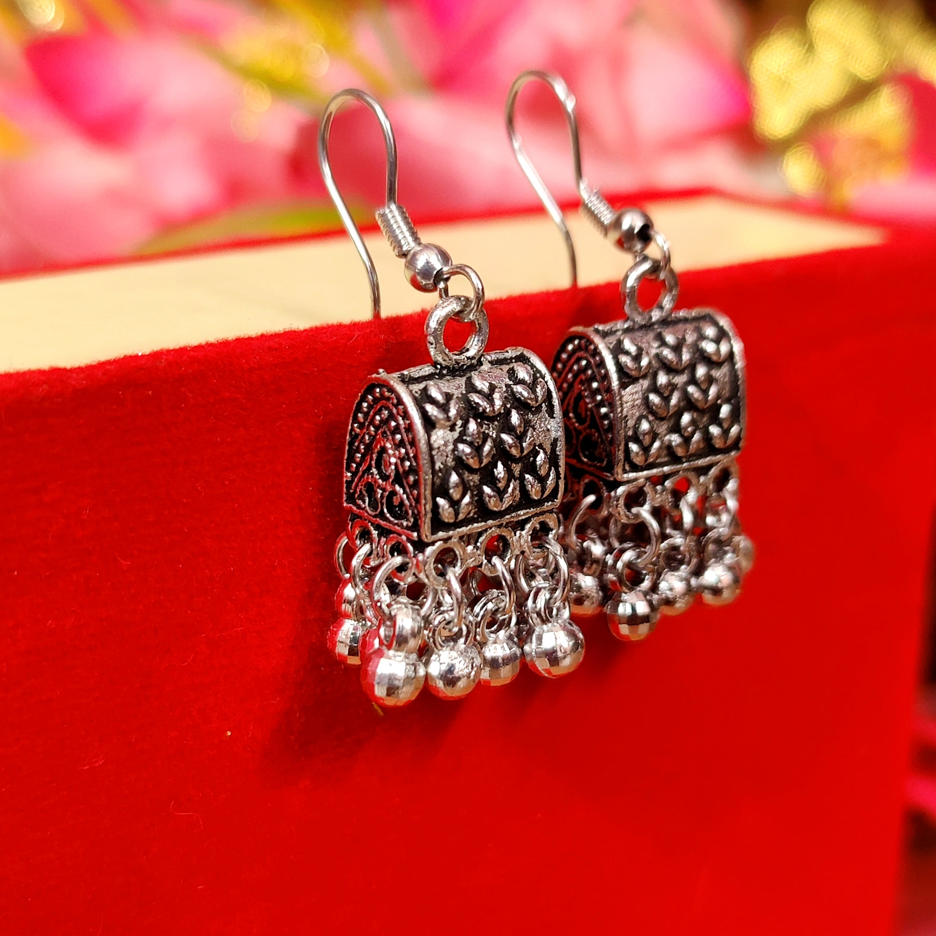 Oxidised earrings: 9 Best Oxidised Jhumkas for Women - The Economic Times